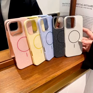 Soft Case Luxury Bling Glitter Sparkling Magsafe Stardust Magsafe Magnetik Protection Charging Camera Holder Case Kompatibel Untuk Iphone 11 Iphone 11 Pro Iphone 11 Pro Max 12 12 Pro 12 Pro Max 13 13 Pro 13 Pro Max 1414 Pro 14 Pro Max 15 15 Pro 15 Pro Max