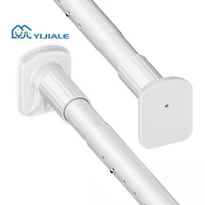 Extendable No-Drill Stable Clothing Drying Rod