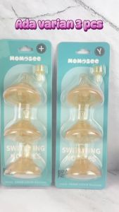 5cm Nipple Wide Neck Cokelat Dot Nipple Sippy Straw Spout Ulir Dot Pengganti BPA Free BB102MO