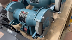 Máy mài 2 đá Q&S phi 125mm - Hàng Chính Hãng