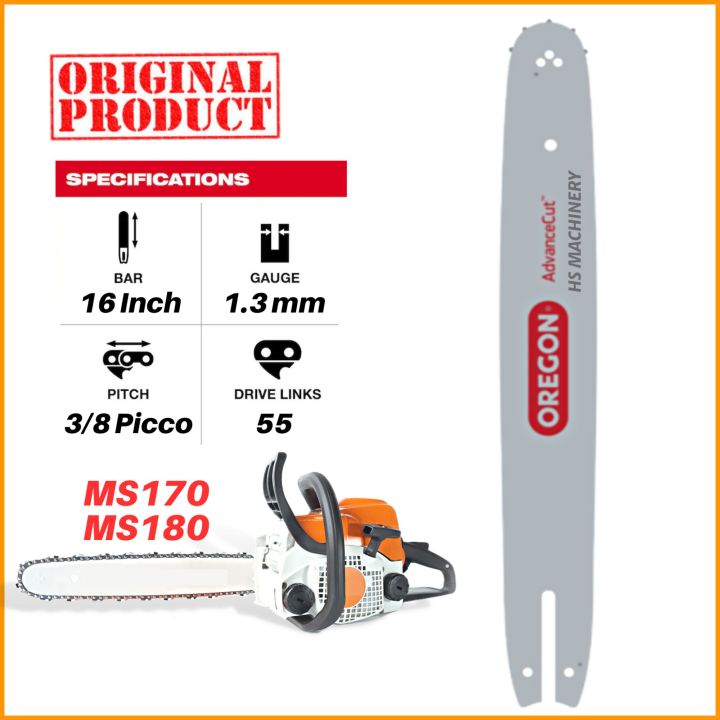 Oregon Stihl Chainsaw Bar 14 Inch Stihl MS-250 18' Bar Chain Combo