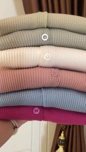 MSM COLECTION - Cardigan Rajut korean style / Cardigan Crop top waffle crop top cardigan / wafel criwil / cardigan rajut wanita / atasan wanita / kaos lengan panjang wanita