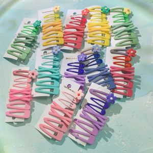 Korean Ins Version of Flower Avocado Cute Girl Color Side Clip Bangs Hair Clip COD