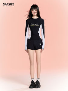 Womens Wetsuit Two-Piece Slimming Sun Protection Diving Suit Long Sleeve Long Pants Professional Jellyfish Costume Quick Dry Snorkeling Surfing Suit