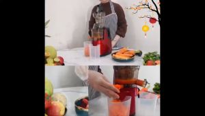 .Máy Ép Chậm Hoa Quả Hongxin RH-312-Máy Ép Trái Cây Giữ 98% Lượng NướcTặng Kèm 2 Cốc Đựng-Bảo Hành 12 Tháng .Máy ép chậm hoa quả Hongxing RH-312 ép rau củ hoa quả máy ép chậm trái cây - Bảo hành 12 tháng .