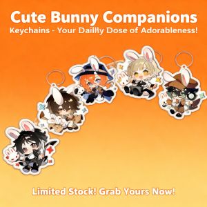 Bandai | Bungou Stray Dogs Acrylic Keychain Dazai Osamu Nakajima Atsushi Anime Merch In Stock Gift