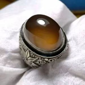 Cincin batu akik solar padang solok aceh cincin pria mantap