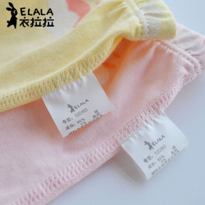 Girls Elastic Cotton Underwear Flat Foot Pure Cotton Childrens Shorts Primary School Students Innerwear Breathable Comfortable