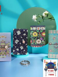 Luxurious Portable Notebook Journal Elegant Record Book Stylish Artistic Design High-Quality Paper Custom Gift Box Packaging