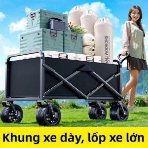 BEIANLANG | Xe Đẩy Dã Ngoại Cắm Trại Gấp Gọn Kích Thước Lớn