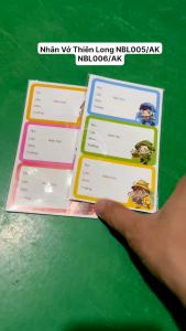 Nhãn vở Thiên Long - Nhân vật Akooland thế giới học cụ thần kỳ