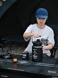 Shinetrip | ShineTrip Outdoor Camping Ice Bucket Large Capacity Stainless Steel Insulated Bucket Handheld Portable Water Bucket