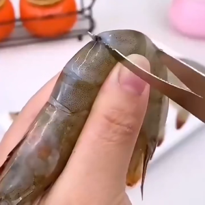 Stainless Steel Shrimp Peeler Prawn Shrimp Deveiner Fishing Knife Lobster Shell Remover Peel Kitchen Tool