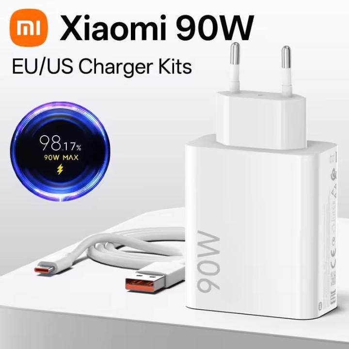 Original Xiaomi 90W GaN Charger Turbo Charge Fast Charging 6A USB Type-C  Cable For Xiaomi 15 14T Pro 13 Lite Redmi 14C 13C 12C A3 Note 12 14 15 Pro 