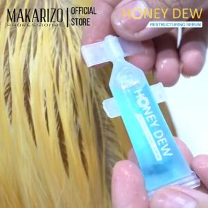 MAKARIZO Honey Dew Restructuring Serum 5ml (SATUAN) Restructure Rambut Kering Rusak Kimia Honeydew