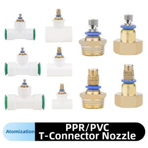Adjustable Atomization PVC Threaded 3-way Connector