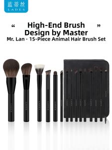 Lades | Shading Contour Powder Makeup Brushes Set 15 pieces