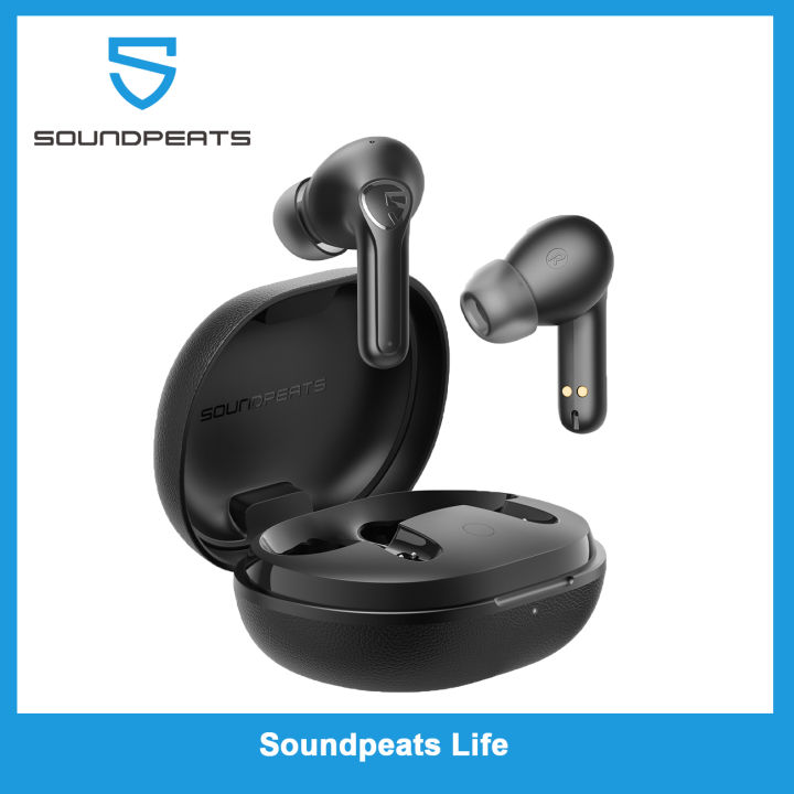 Soundpeats Life Bluetooth V5.2  Active Noise Cancelling Bluetooth Earphones Touch Control Wireless Earbuds Earphones 25H Playtime