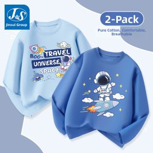 JS | Long Sleeve Lightweight Cotton Boy T-Shirt Clothes