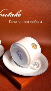 NORITAKE 100%New - Rotary Internatinal - Combo 02 Set Trà Chiều Hiếm Cổ