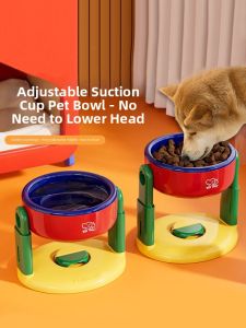 MAOGUANJIA | Adjustable Elevated High Pet Bowl