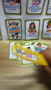 Now and Then Flashcards for Kids | Sequencing & Routine Activity Cards | Speech Therapy & Special Education