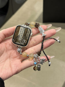 Soft Roropie Chinese Style Beaded Bracelet Watch Band for  Watch SE3 Womens Fashion Smart Device Accessories