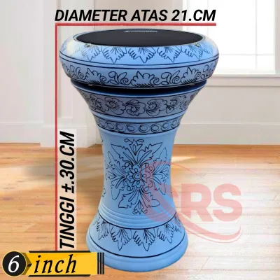 Darbuka 8 inch Bahan Kayu Buat Marawis Hadroh