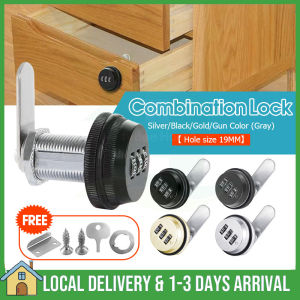 Drawer Code Lock 3 Digit Combination Keyless Box Lock Drawer Cam Lock Mailbox Cabinet Letter Box Drawer Zinc Alloy Password Lock