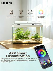Intelligent Desktop Aquarium Self-circulating Acrylic Filter and Oxygen Maker