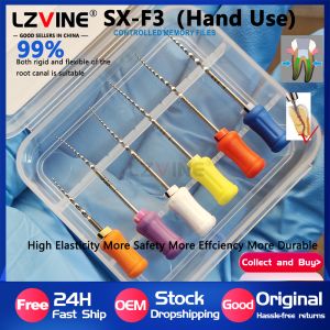 Dental Heat Activated Gold/Silver/Blue Flexible Endo SX-F3 F4 F5 Files Canal Root Treatment Rotary Niti File Dentist Endodontic
