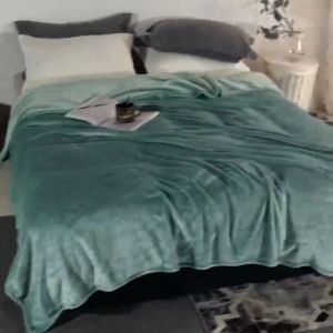 ผ้าห่ม DC1 6 ฟุต ผ้าห่มนาโนสีพื้น เป็นของขวัญของฝาก ผ้าห่มรับไหว้ ผ้าห่มรถทัวร์ ผ้าคลุมขา ทุกขนาด สีสวย