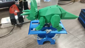 ของเล่นพิมพ์ 3 มิติ - หุ่นยนต์ไดโนเสาร์วิ่ง | การออกแบบจำลองการเคลื่อนไหวทางชีวภาพ | เสียบ USB คอมพิวเตอร์แล้วใช้งานได้เลย | งานศิลปะกลไกเดสก์ท็อปที่ปรับความเร็วได้
