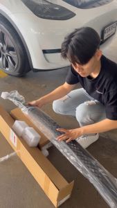 Tesla ตะแกรงรังผึ้ง สำหรับ Model Y/3/3 Highland/New Model Y Juniper ตาข่ายอลูมิเนียม สินค้าคุณภาพใช้ได้ยาวๆ ป้องกันแมลงเศษใบไม้เข้า