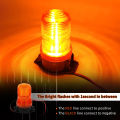 30W LED High Power Emergency Warning Flash Strobe Light Beacon for Forklift Truck School Bus Amber Blue Red. 
