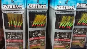 เบ็ดโสก ตกปลาทะเล ซาบิกิ 4040 WEEBASS SABAKI 4040 รุ่นนี้เหนียวมาก 100% Flourocabon Line