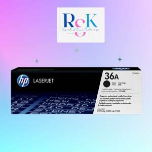 HP 36A BLACK ORIGINAL LASERJET TONER CARTRIDGES (CB436A)