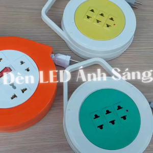 Ổ Cắm Điện Cuộn Dây 1500W – Ổ Cắm Quay 3 Lỗ Tiện Dụng Nhựa ABS Chống Cháy Ổ Cắm giá rẻ