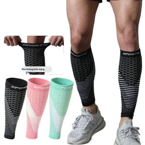 Tất Bó Đùi Thể Thao Đàn Hồi Chống Mỏi Bảo Vệ Ống Chân Cho Nam & Nữ Thoáng Khí Hỗ Trợ Chân Khi Chạy Bộ Đi Bộ Đường Dài Đạp Xe