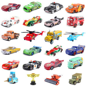 Bộ Đồ Chơi Xe Hơi Kim Loại Đúc Disney Pixar Cars - Mini Mater Sheriff Lizzie Guido Luigi Lightning McQueen Ramone King Dành Làm Quà Tặng Trẻ Em