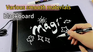 Liquid Chalk Marker Pen White Dustless Blackboard Pen Erasable for Window Glass School Art