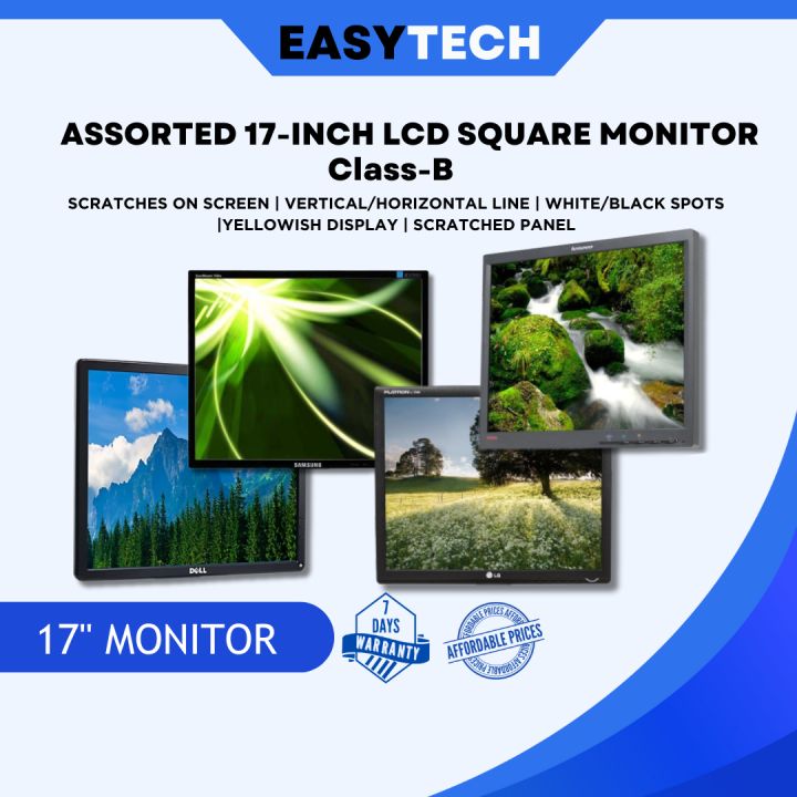 EASYTECH | NO STAND ASSORTED 17-inch Class-B Square LCD Monitor for ...