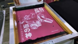 เสื้อยืดคอกลม สีดำ ร้าน RACEROOM สกรีนลาย Nissan GTR R34-282