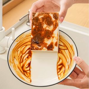 30pcs High Density Nano Magic Sponge Wipe Double-sided Cleaning Sponge Dishwashing Sponge Magic Nano Sponge Block Pot Spong