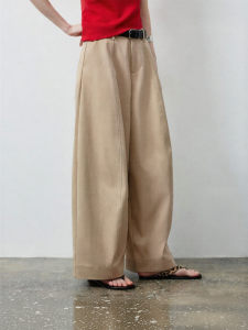 Toyouth | Quần Dài Đánh Dạng Thân Hình Trái Lê Màu Khaki
