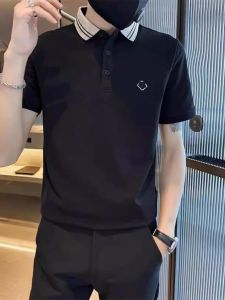 Áo Thun Nam Tay Ngắn Thêu Chữ Mùa Hè Dáng Ôm Cổ Polo Thời Trang Trẻ Trung Chất Lượng Cao Cấp