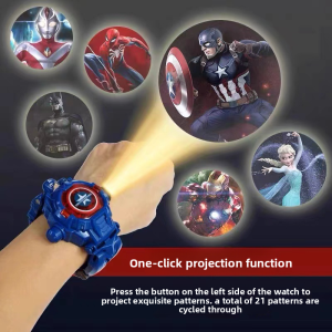 Hot Toys | Marvel Spider Man Batman Childrens Anime Watch Childrens Toy Action Doll Childrens Watch