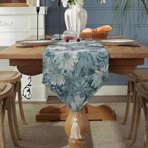 MAIYUQI | American Retro Oil Painting Luxury European Fabric Tablecloth