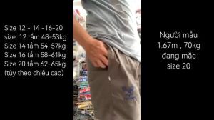 Quần đùi nam từ 48kg - 65kg - ĐÁY THẲNG - vải kate dày mềm - Quần short nam in cây vợt - VOTTHANG
