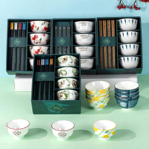 Promotional Customizable Japanese-Style Ceramic Tableware Set
